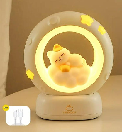 Sleeping Cat Night Lamp