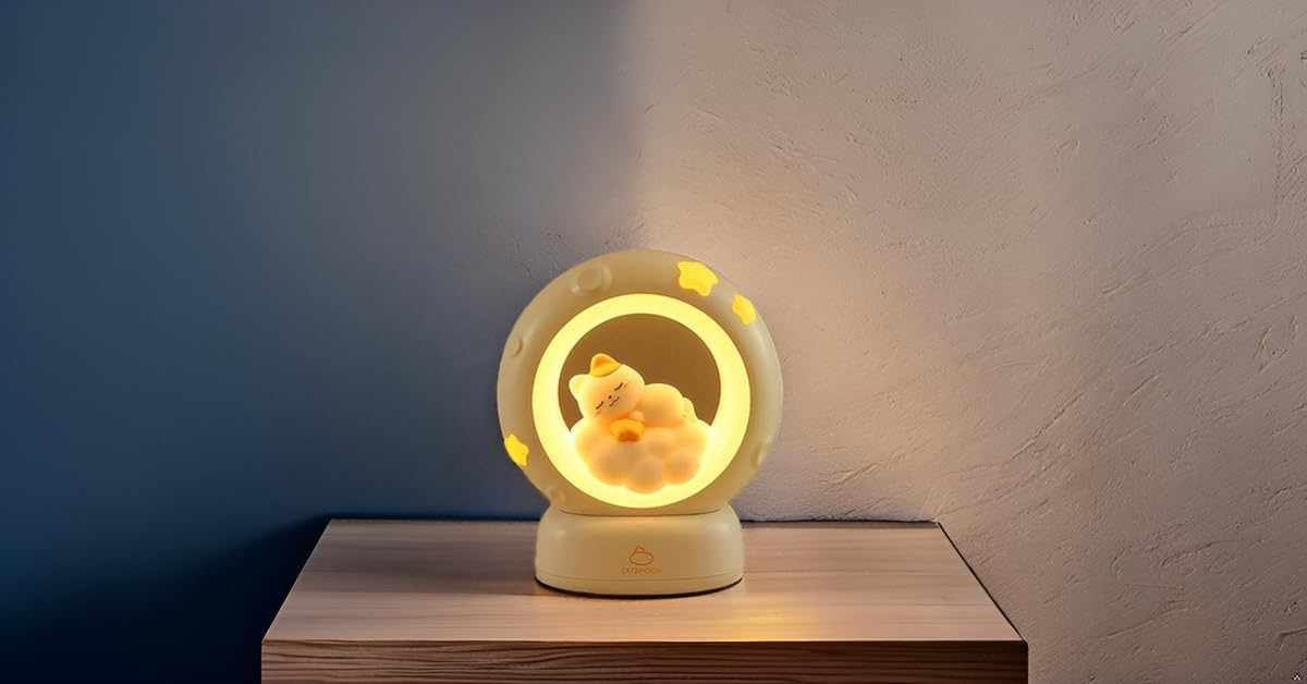 Sleeping Cat Night Lamp