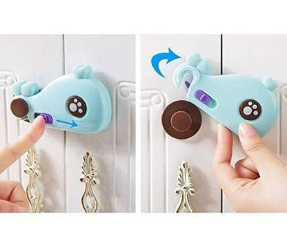 Mighty Whale Shaped  Door Lock  (Pack of 2)