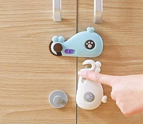 Mighty Whale Shaped  Door Lock  (Pack of 2)