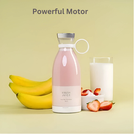 Travel Friendly Portable Juice Bottle and Blender