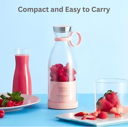 Travel Friendly Portable Juice Bottle and Blender