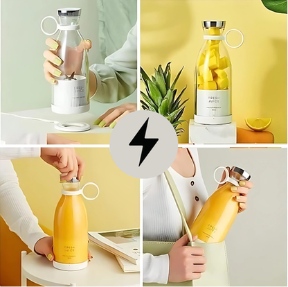 Travel Friendly Portable Juice Bottle and Blender